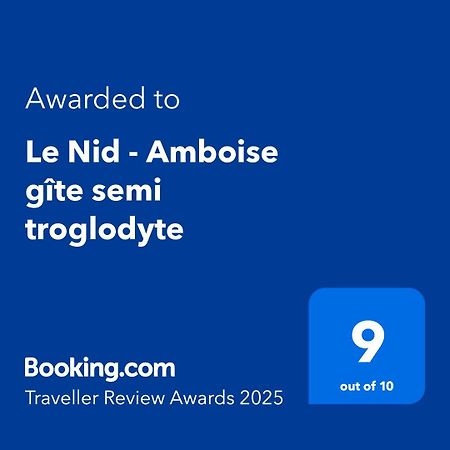 Le Nid - Amboise Gite Semi Troglodyte Luaran gambar